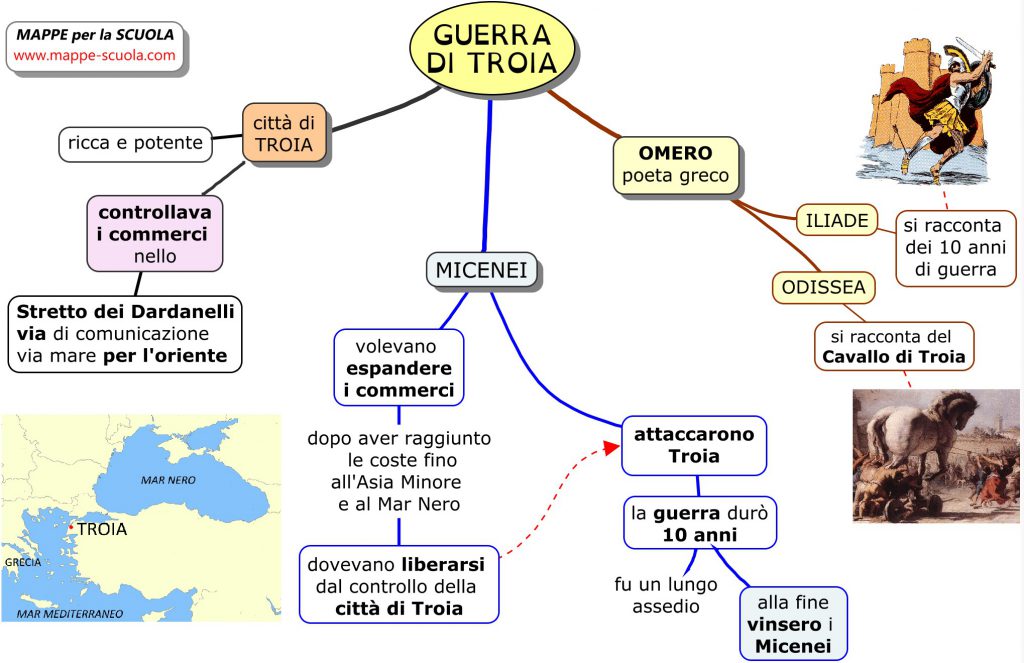 guerra di troia mappa