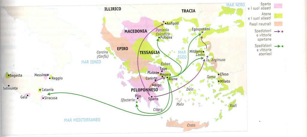 territori di Atene e Sparta