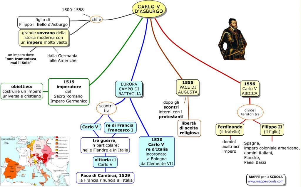 carlo v mappa