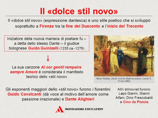 Dante E Il Dolce Stil Novo Il Dolce Stil Novo - Blog didattico