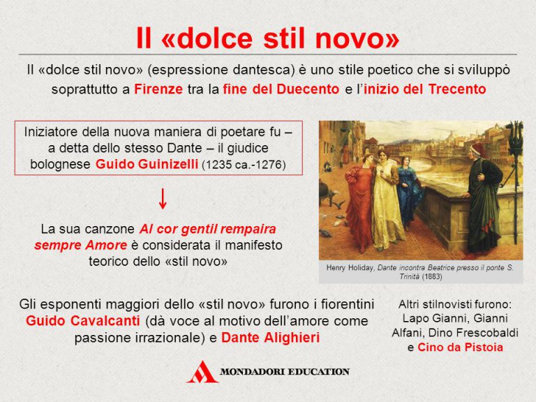 Cos è Il Dolce Stil Novo