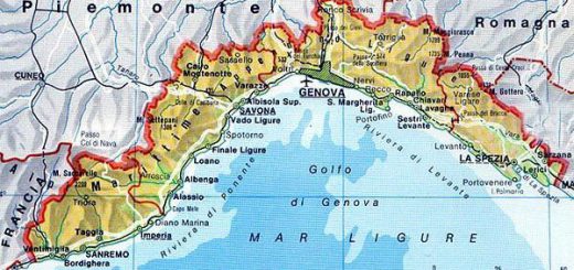 mappa liguria