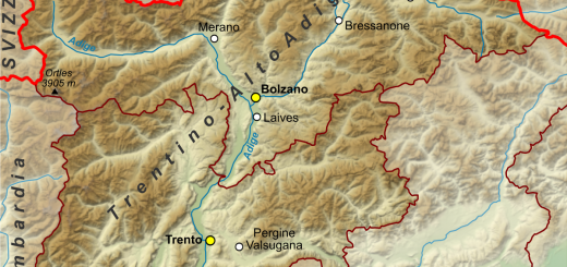 cartina trentino