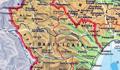 basilicatamappa basilicata