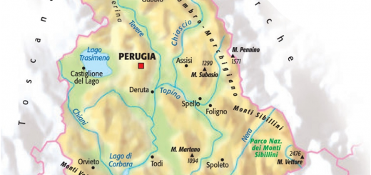 umbria mappa