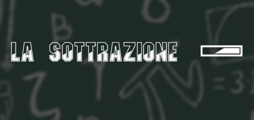 La sottrazione: definizione