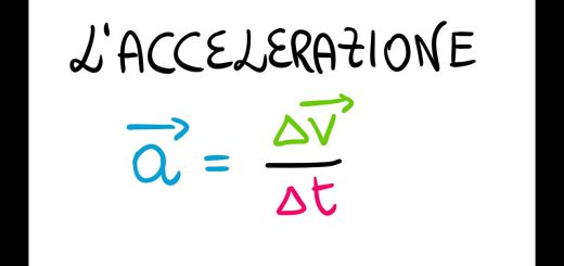 accelerazione formula