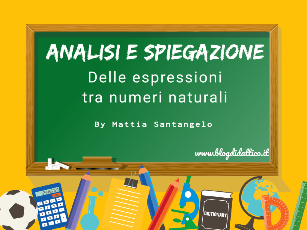 Analisi e spiegazione delle espressioni tra numeri naturali