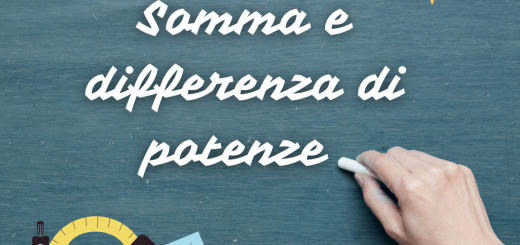 Somma e differenza di potenze