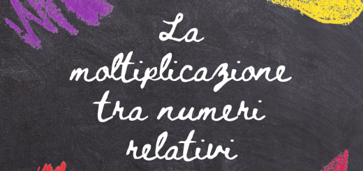 La moltiplicazioni tra numeri interi relativi