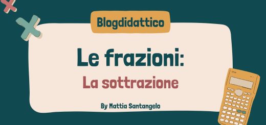 Operazioni con le frazioni: la sottrazione