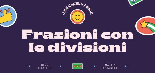 Operazioni tra le frazioni: la divisione