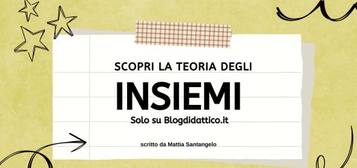 La teoria degli insiemi