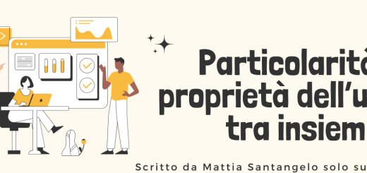 Proprietà e particolarità dell'unione tra insiemi