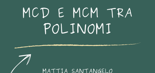 M.C.D e m.c.m tra polinomi: definizioni e calcoli