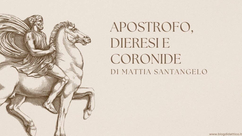 Apostrofo, dieresi e coronide nel greco antico