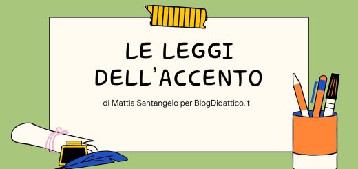 Le leggi dell'accento