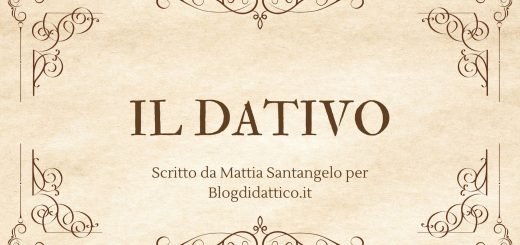 Il dativo