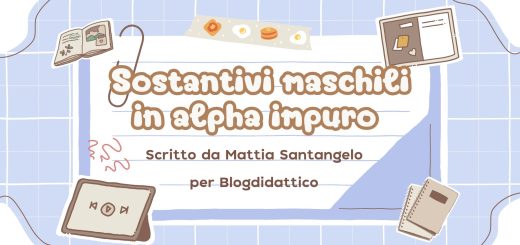 Sostantivi maschili in alpha impuro