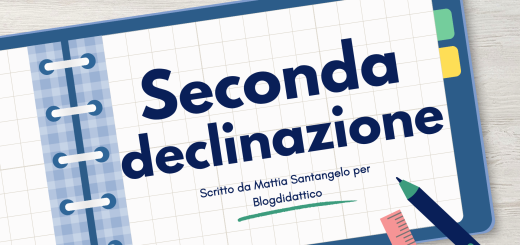 I caratteri generali della seconda declinazione
