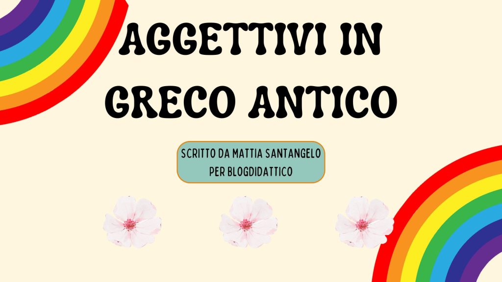 Classificazione degli aggettivi