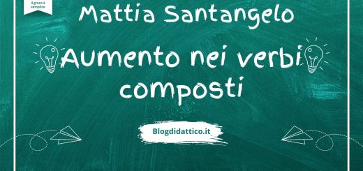 L'aumento nei verbi composti
