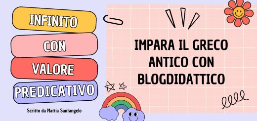 Infinito con valore predicativo del greco antico