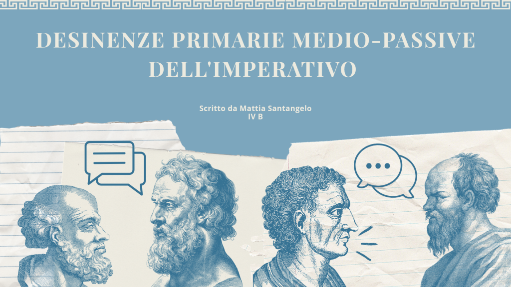 Desinenze primarie medio-passive dell'imperativo presente dei verbi in ω