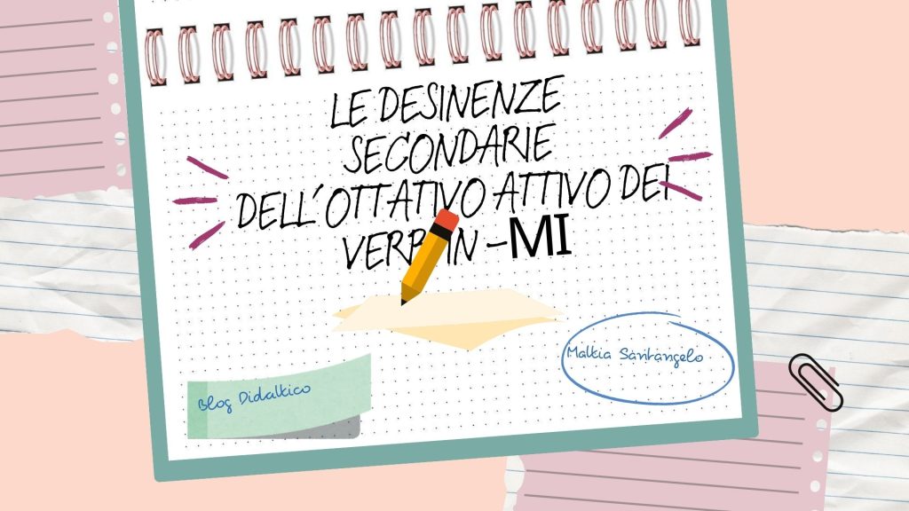 Le desinenze secondarie dell’ottativo attivo dei verbi in -μι