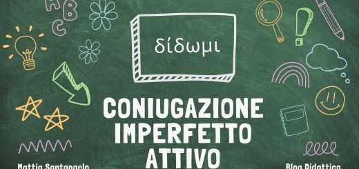 Coniugazione dell'imperfetto attivo di δίδωμι