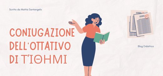 Coniugazione dell'ottativo attivo presente del verbo τίθημι