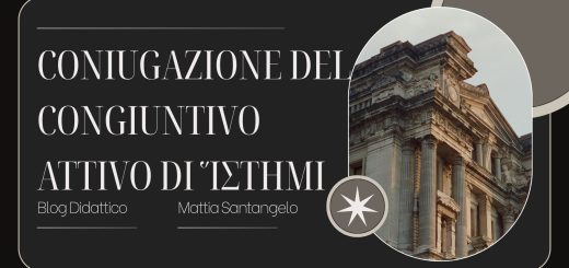 Coniugazione del congiuntivo attivo di ἵστημι