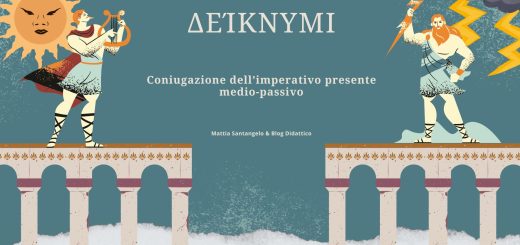 Imperativo presente medio-passivo di δείκνυμι