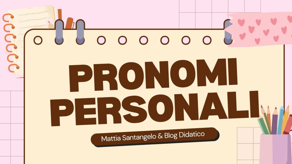 I pronomi personali del greco antico