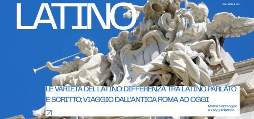 Le varietà del latino