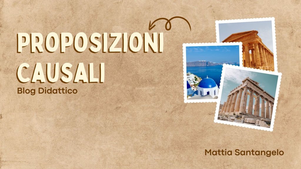 La proposizione causale del greco antico